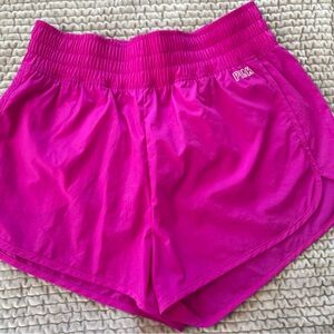 PINK Victoria's Secret Athletic Shorts Vibrant Pink Moisture-Wicking